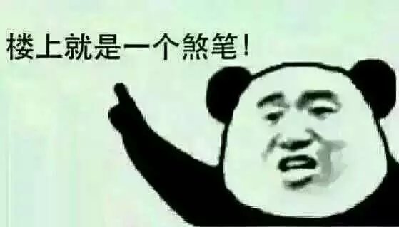 楼上就是一个煞笔！