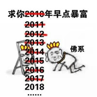 求2018年早点暴富佛系表情包 求你我都在佛前求了几千年