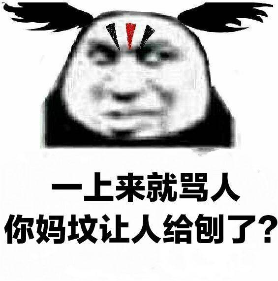 上来就骂人，你妈坟让人给刨了？