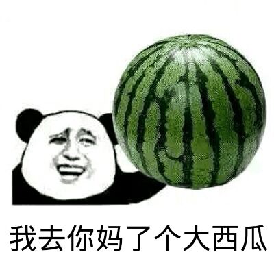 我去你妈了个大西瓜