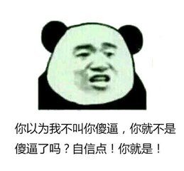 你以为我不叫你傻逼，你就不是傻逼了吗？自信点！你就是！