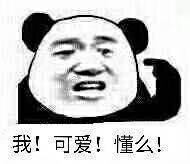 我！可爱！懂么！