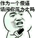 作为一个傻逼请闯你压力丈吗