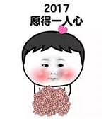 2017年祝福表情包带文字 2017新年愿望表情包