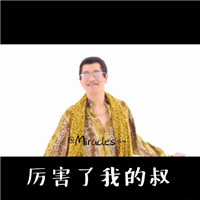 原版ppap日本大叔洗脑神曲 ppap大叔文字表情包