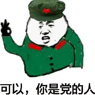 可以，你是党的人