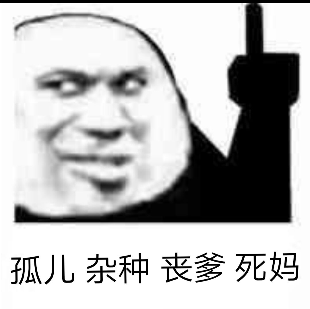 孤儿杂种丧爹死妈