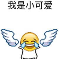 带翅膀的emoji文字表情包 我是小仙女