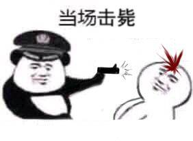当场击毙