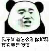 我不知道怎么和你解释其实我是傻逼