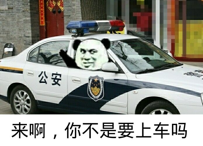 来啊，你不是要上车吗？