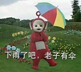 下雨了吧,老子有伞