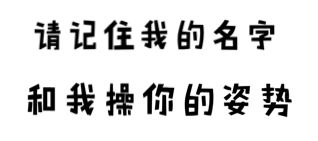 请记住我的名宇和我操你的姿势