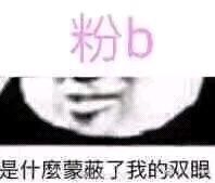 粉b，是什么蒙蔽了我的双眼