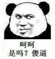 呵呵，是吗？傻逼