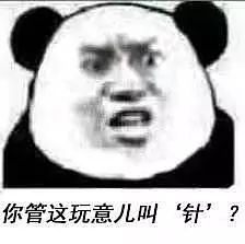 你管这玩意儿叫“针’？