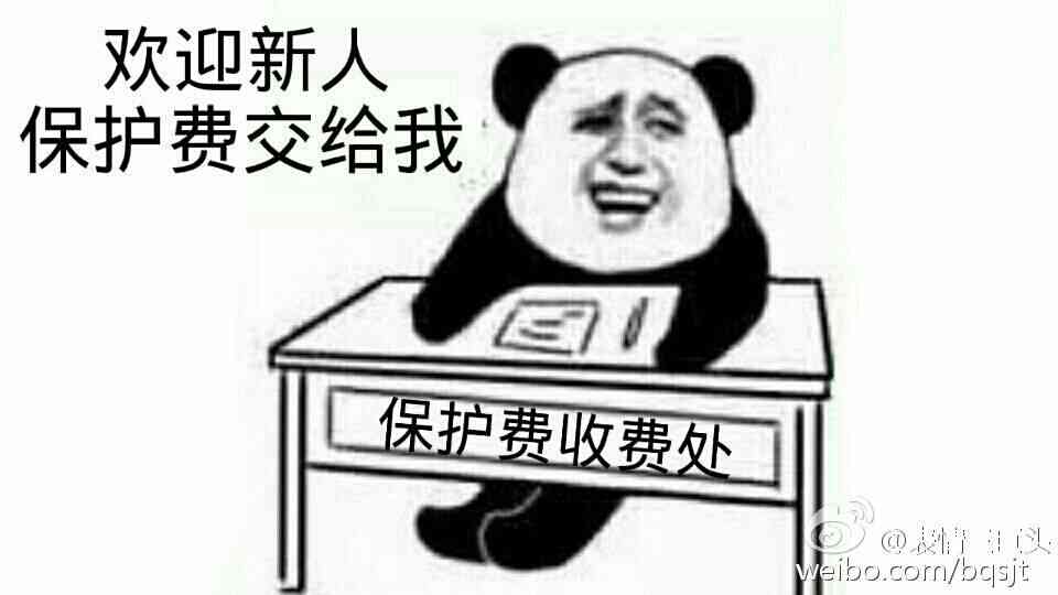 欢迎新人，保护费交给我