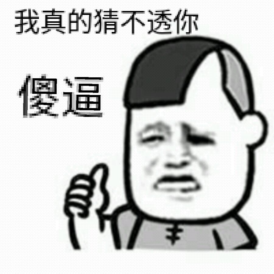 我真的猜不透你 傻逼