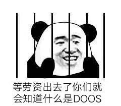 等劳资出去了，你们就会知道什么是DOOS