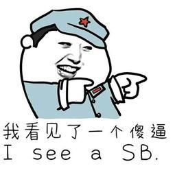 我看见了一个傻逼