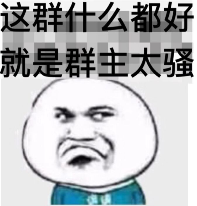 这群什么都好就是群主太骚