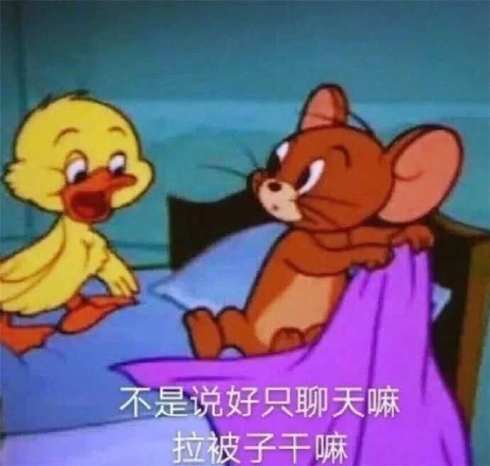 不是说好只聊天嘛，拉被子干嘛