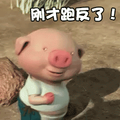 抖音小猪跑步减肥gif全套表情包 抖音小猪跑步表情包可爱动态图