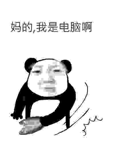 妈的我是电脑啊