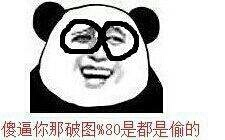 傻逼你那破图80%是都是偷的