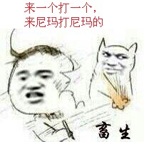 来一个打一个，来尼玛打尼玛的畜生