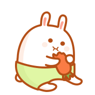 可爱的萌心兔qq表情gif 超萌的萌心兔qq动态表情