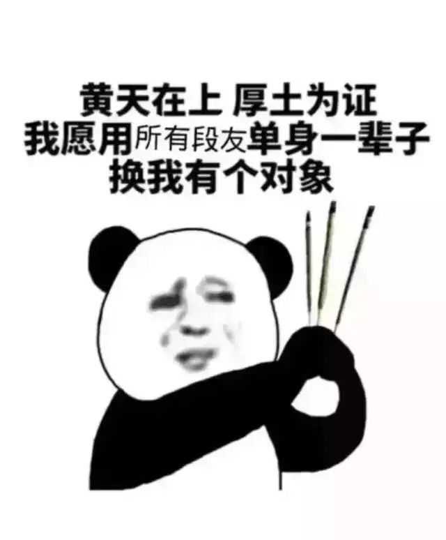 黄天在上厚土为证，我愿用所有段友单身一辈子换我有个对象