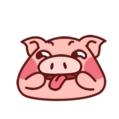 超萌超可爱小骚猪微信表情gif 小骚猪微信表情动态大全