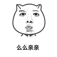 亲亲的表情包图片可爱2017精选 我要亲你违法吗