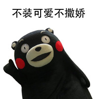 微信带字的熊本熊可爱表情包 做一个独立的女人
