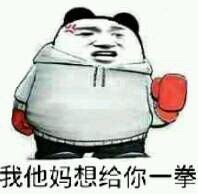 我他妈想给你一拳