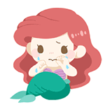 迪士尼公主暖萌系列表情 微信迪士尼公主动态表情包