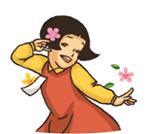 可爱的同桌gif表情包 有打有骂的同桌表情