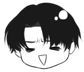 原创Q版利威尔兵长表情图片 可爱的兵长qq表情包