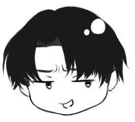 原创Q版利威尔兵长表情图片 可爱的兵长qq表情包