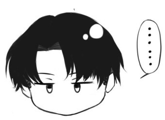 原创Q版利威尔兵长表情图片 可爱的兵长qq表情包