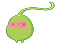 淘气猪和绿豆芽QQ表情 卡通可爱QQ表情