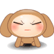 狗狗小黑小黄QQ表情 卡通可爱QQ表情