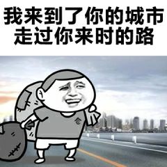 我来到了你的城市，走过你来时的路