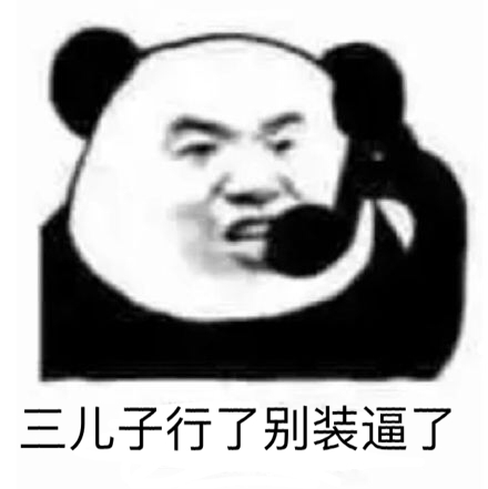 三儿子行了别装逼了