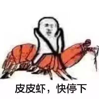 皮皮虾，快停下