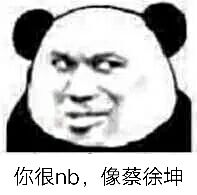 你很nb，像蔡徐坤