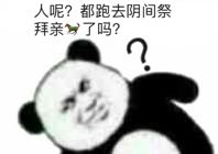 人呢？都跑去阴间祭拜亲了吗？