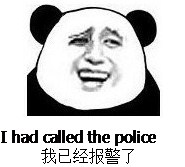 我已经报警了（i had called the police）