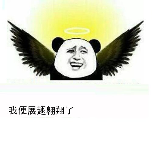 我便展翅翱翔了